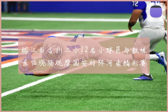 榕江县古州二小12名小球员与教练亲临现场观摩国安对阵河南精彩赛事